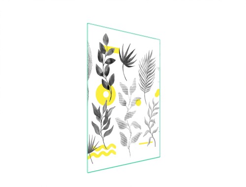 SZKLANA DESKA DO KROJENIA 35x52 Liść