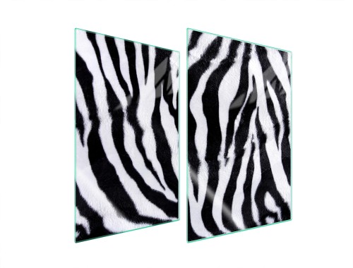 SZKLANA PŁYTA OCHRONNA NA KUCHENKĘ 2x35x52 Zebra