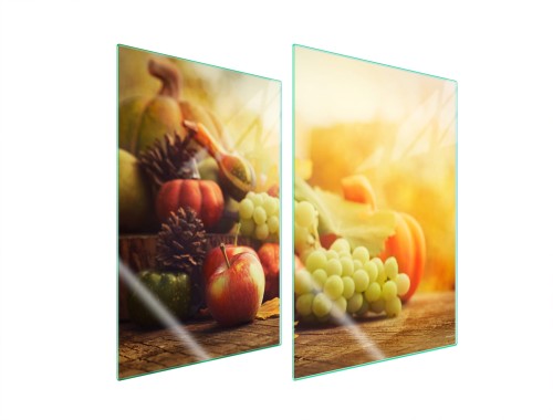 SZKLANA PŁYTA OCHRONNA NA KUCHENKĘ 2x35x52 Owoc