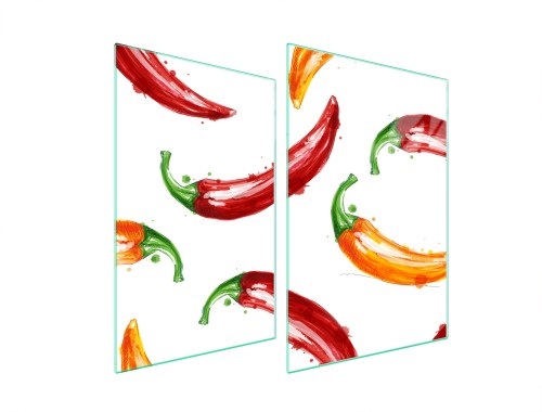 SZKLANA PŁYTA OCHRONNA NA KUCHENKĘ 2x35x52 Chili