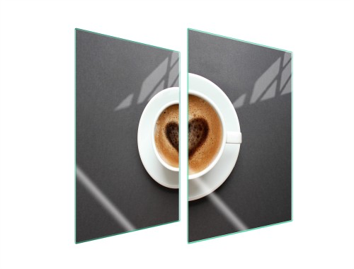 SZKLANA PŁYTA OCHRONNA NA KUCHENKĘ 2x35x52 Serce