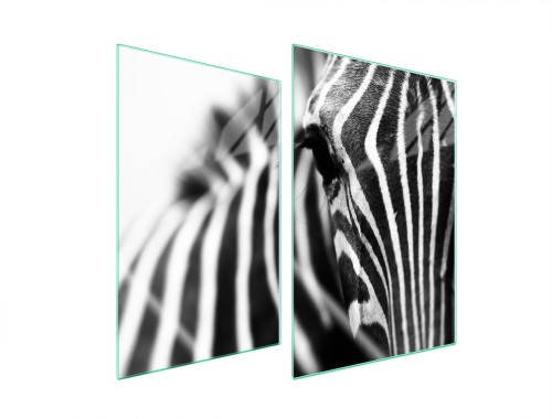 SZKLANA PŁYTA OCHRONNA NA KUCHENKĘ 2x35x52 Zebra