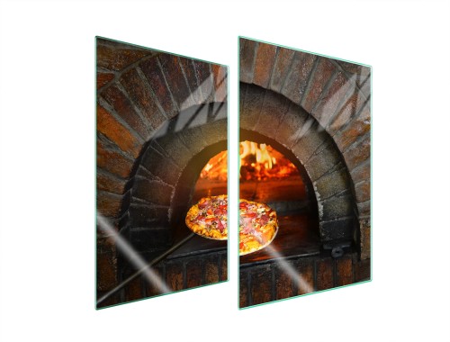 SZKLANA PŁYTA OCHRONNA NA KUCHENKĘ 2x35x52 Pizza