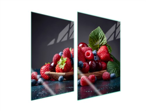 SZKLANA PŁYTA OCHRONNA NA KUCHENKĘ 2x35x52 Owoc