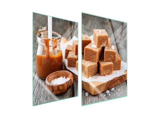 SZKLANA PŁYTA OCHRONNA NA KUCHENKĘ 2x35x52 Deser