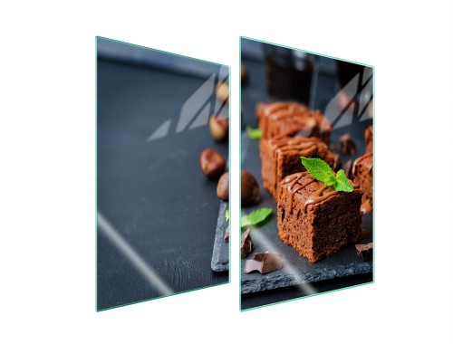 SZKLANA PŁYTA OCHRONNA NA KUCHENKĘ 2x35x52 Deser