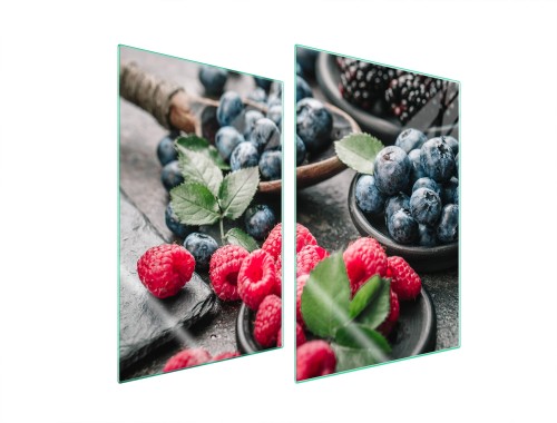 SZKLANA PŁYTA OCHRONNA NA KUCHENKĘ 2x35x52 Owoc