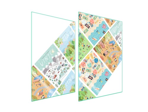 SZKLANA PŁYTA OCHRONNA NA KUCHENKĘ 2x35x52 Pora