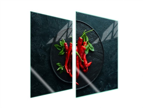 SZKLANA PŁYTA OCHRONNA NA KUCHENKĘ 2x35x52 Chili