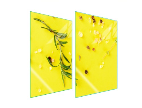 SZKLANA PŁYTA OCHRONNA NA KUCHENKĘ 2x35x52 Sól