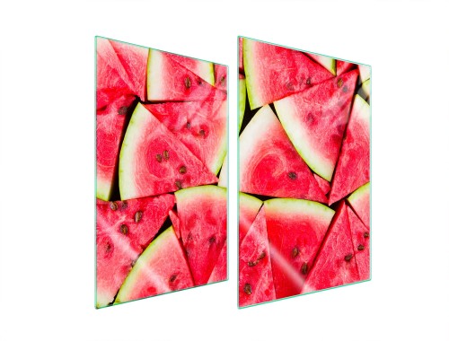 SZKLANA PŁYTA OCHRONNA NA KUCHENKĘ 2x35x52 Owoc