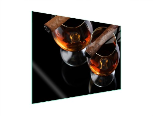 SZKLANA PŁYTA OCHRONNA NA KUCHENKĘ 70x52 Wino
