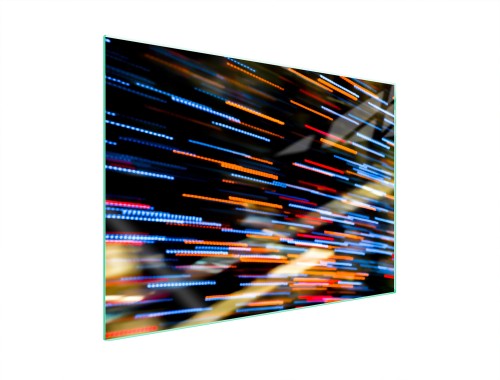 SZKLANA PŁYTA OCHRONNA NA KUCHENKĘ 70x52 Światła