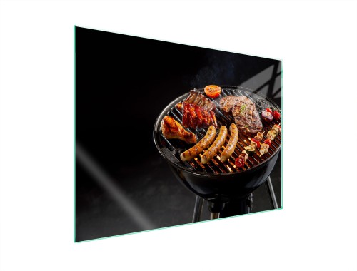 SZKLANA PŁYTA OCHRONNA NA KUCHENKĘ 70x52 Grill