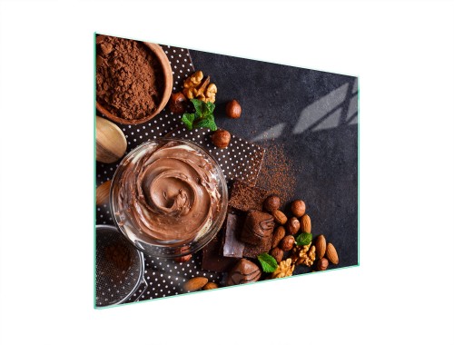 SZKLANA PŁYTA OCHRONNA NA KUCHENKĘ 70x52 Kuchnia