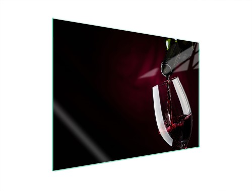 SZKLANA PŁYTA OCHRONNA NA KUCHENKĘ 70x52 Wino