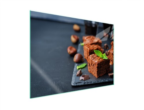 SZKLANA PŁYTA OCHRONNA NA KUCHENKĘ 70x52 Deser