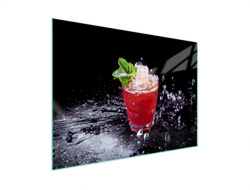 SZKLANA PŁYTA OCHRONNA NA KUCHENKĘ 70x52 Drink