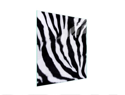 SZKLANA DESKA DO KROJENIA 45x52 Zebra
