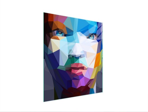 SZKLANA DESKA DO KROJENIA 45x52 Twarz