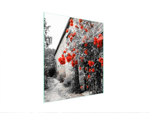 SZKLANA DESKA DO KROJENIA 45x52 Róże