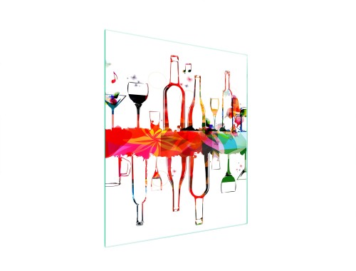 SZKLANA DESKA DO KROJENIA 45x52 Wino