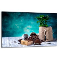 SZKLANA PŁYTA OCHRONNA NA KUCHENKĘ 80x52 90371