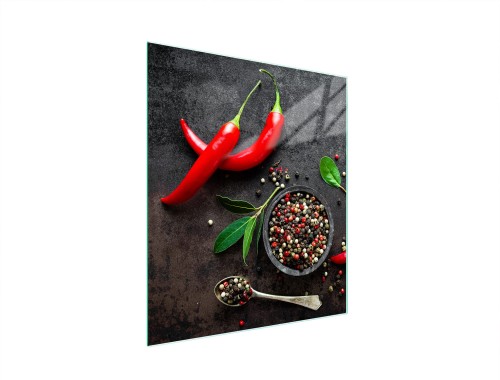 SZKLANA DESKA DO KROJENIA 45x52 Chili