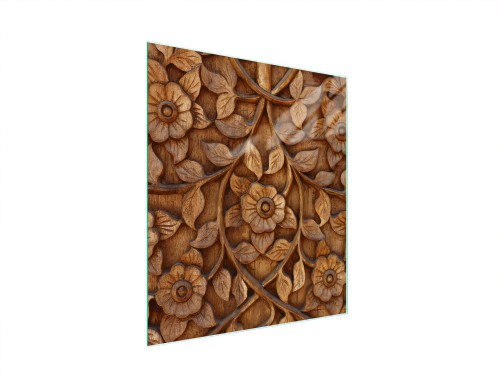 SZKLANA DESKA DO KROJENIA 45x52 Drewno