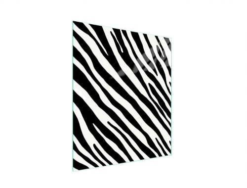 SZKLANA DESKA DO KROJENIA 45x52 Zebra