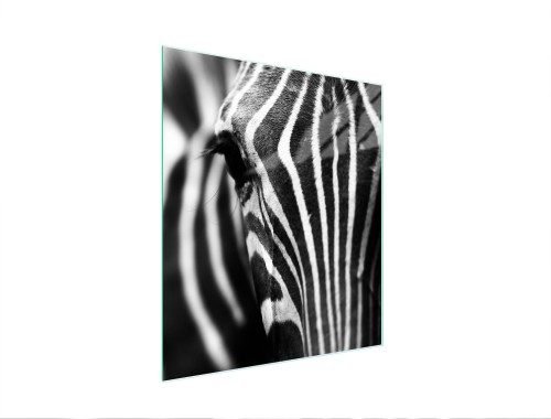 SZKLANA DESKA DO KROJENIA 45x52 Zebra