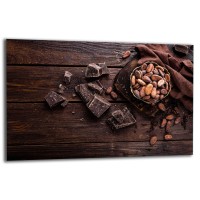 SZKLANA PŁYTA OCHRONNA NA KUCHENKĘ 80x52 90452