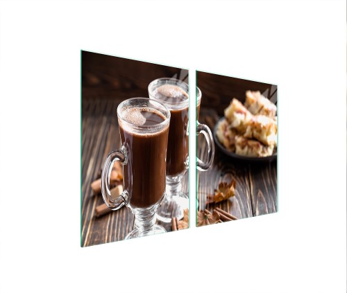 SZKLANA PŁYTA OCHRONNA NA KUCHENKĘ 2x45x52 Deser