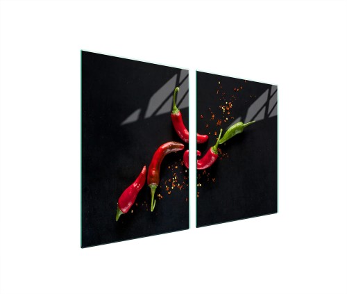SZKLANA PŁYTA OCHRONNA NA KUCHENKĘ 2x45x52 Chili