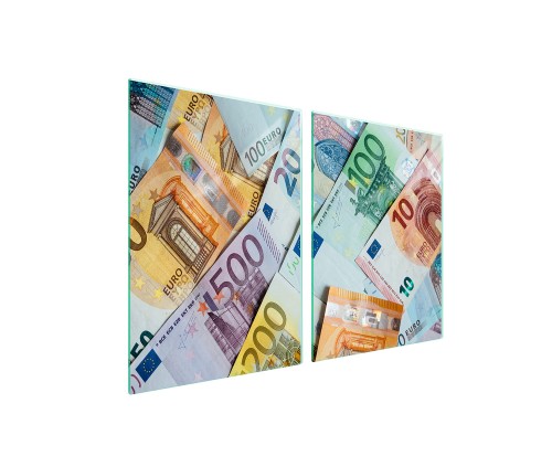 SZKLANA PŁYTA OCHRONNA NA KUCHENKĘ 2x45x52 Pieniądz
