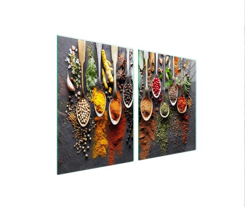 SZKLANA PŁYTA OCHRONNA NA KUCHENKĘ 2x45x52 Kuchnia
