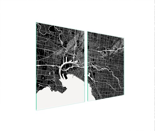 SZKLANA PŁYTA OCHRONNA NA KUCHENKĘ 2x45x52 Mapa