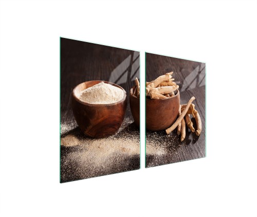 SZKLANA PŁYTA OCHRONNA NA KUCHENKĘ 2x45x52 Kuchnia