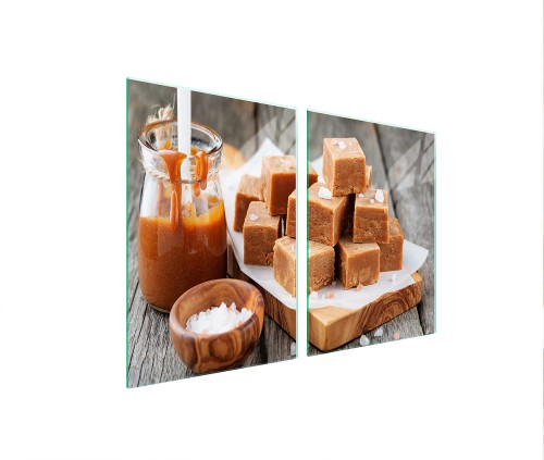 SZKLANA PŁYTA OCHRONNA NA KUCHENKĘ 2x45x52 Deser