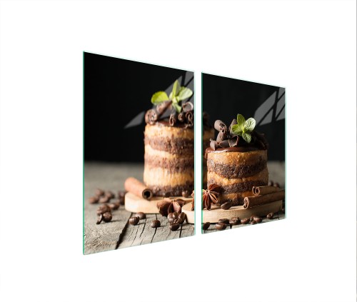 SZKLANA PŁYTA OCHRONNA NA KUCHENKĘ 2x45x52 Deser