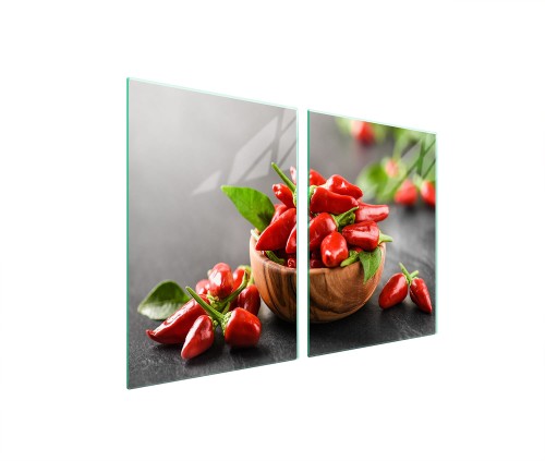 SZKLANA PŁYTA OCHRONNA NA KUCHENKĘ 2x45x52 Chili