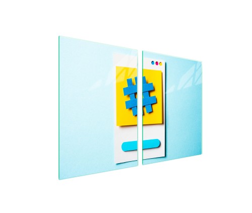 SZKLANA PŁYTA OCHRONNA NA KUCHENKĘ 2x45x52 Pop Art