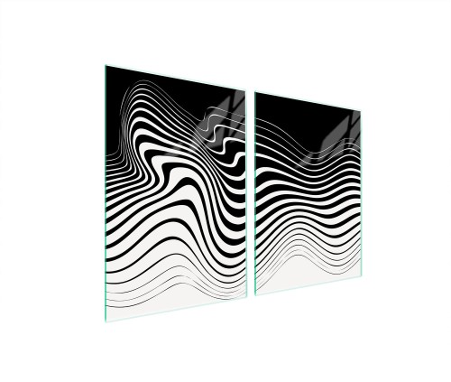 SZKLANA PŁYTA OCHRONNA NA KUCHENKĘ 2x45x52 Zebra