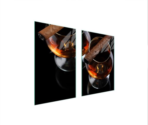 SZKLANA PŁYTA OCHRONNA NA KUCHENKĘ 65x52 Wino