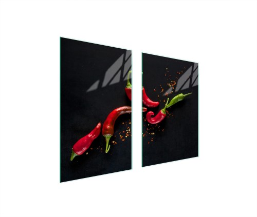 SZKLANA PŁYTA OCHRONNA NA KUCHENKĘ 65x52 Chili