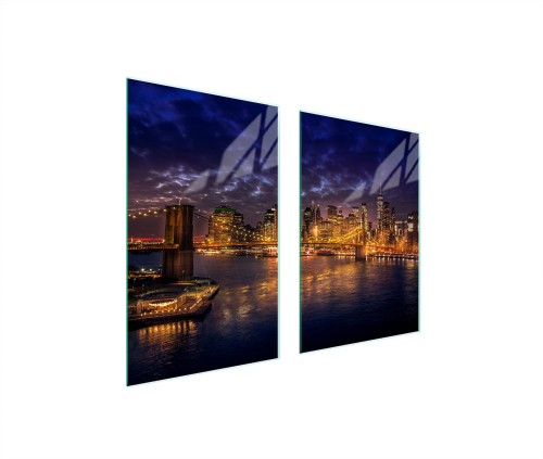 SZKLANA PŁYTA OCHRONNA NA KUCHENKĘ 65x52 Miasto