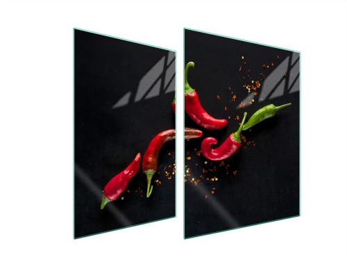 SZKLANA PŁYTA OCHRONNA NA KUCHENKĘ 70x52 Chili