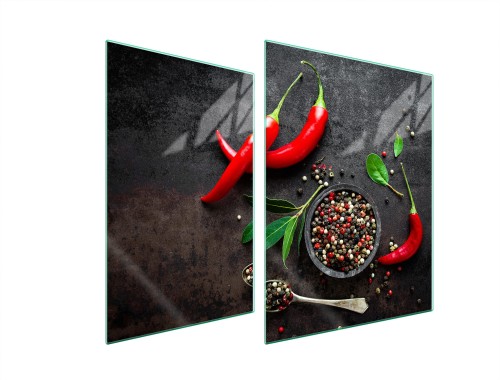 SZKLANA PŁYTA OCHRONNA NA KUCHENKĘ 70x52 Chili