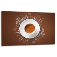 SZKLANA PŁYTA OCHRONNA NA KUCHENKĘ 80x52 90754