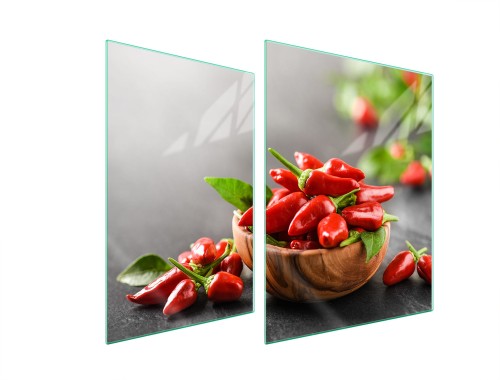 SZKLANA PŁYTA OCHRONNA NA KUCHENKĘ 70x52 Chili